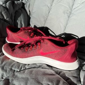 Women’s Nike Flex Run Experience Running Sneakers Red, White Size 8.5
